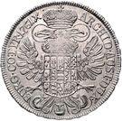 Реверс монеты ½ талера 1758-1765 годов   Австрия