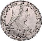 ½ талера 1766-1771 годов   Австрия