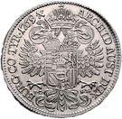 Реверс монеты ½ талера 1766-1771 годов   Австрия