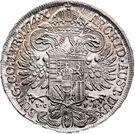 Реверс монеты ½ талера 1773-1780 годов   Австрия