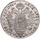 Реверс монеты ½ талера 1792-1804 годов   Австрия