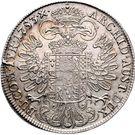 Реверс монеты 1 талер 1746-1765 годов   Австрия