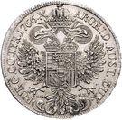 Реверс монеты 1 талер 1765-1772 годов   Австрия