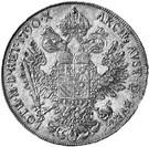 Реверс монеты 1 талер 1790-1792 годов   Австрия