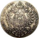 Реверс монеты 1 талер 1792-1804 годов   Австрия