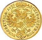 Реверс монеты 1 дукат 1747-1765 годов   Австрия
