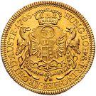 Реверс монеты 1 дукат 1764 года   Австрия