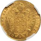Реверс монеты 1 дукат 1804-1806 годов   Австрия