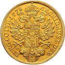 Реверс монеты 4 дуката 1778-1779 годов   Австрия
