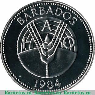 50 долларов 1984 года   Барбадос