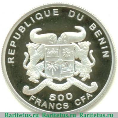 500 франков 2002 года   Бенин