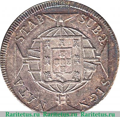 Реверс монеты 960 рейсов 1818-1822 годов   Бразилия