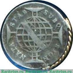 Реверс монеты 80 рейсов 1778-1786 годов   Бразилия