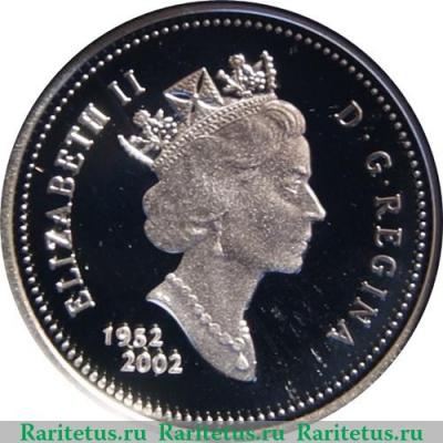 5 центов 2002 года   Канада