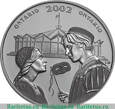 Реверс монеты 50 центов 2002 года   Канада