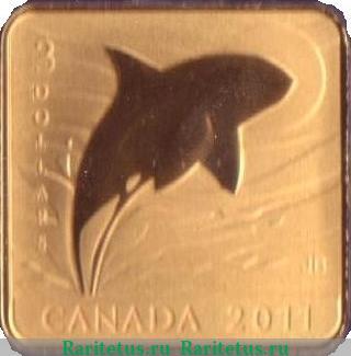 Реверс монеты 3 доллара 2011 года   Канада