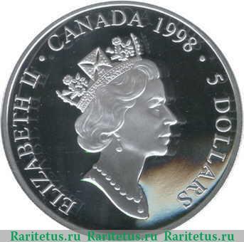 5 долларов 1998 года   Канада