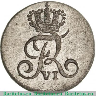 1 скиллинг 1808-1809 годов   Дания