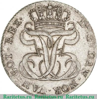24 скиллинга 1750-1764 годов   Дания