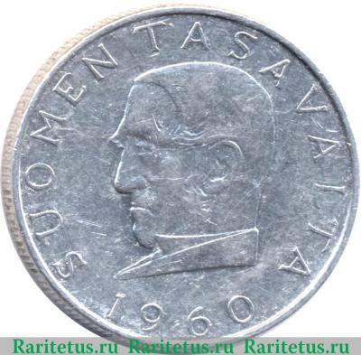 1000 марок 1960 года   Финляндия