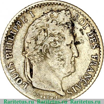 ¼ франка 1831-1845 годов   Франция