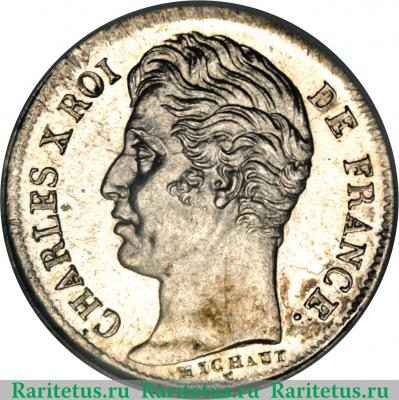 ½ франка 1825-1830 годов   Франция