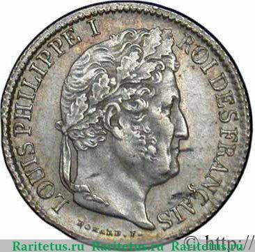 ½ франка 1831-1845 годов   Франция
