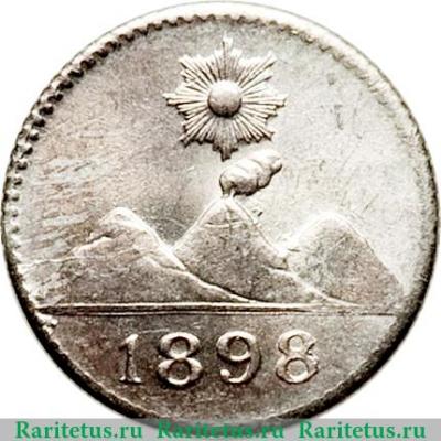 ¼ реала 1894-1899 годов   Гватемала