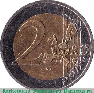 Реверс монеты 2 евро 2005 года   Австрия