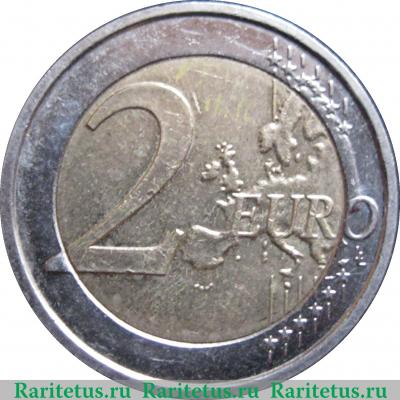 Реверс монеты 2 евро 2009 года   Австрия