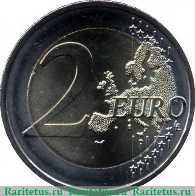 Реверс монеты 2 евро 2015 года   Австрия