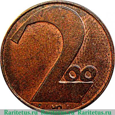 Реверс монеты 200 крон 1924 года   Австрия