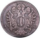 Реверс монеты 1 крейцер 1800 года   Австрия