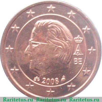 1 евроцент 2008 года   Бельгия