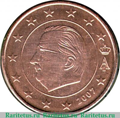 5 евроцентов 1999-2007 годов   Бельгия