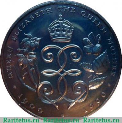 Реверс монеты 1 доллар 1990 года   Бермуды