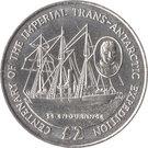 Реверс монеты 2 фунта 2014 года   Британская антарктическая территория