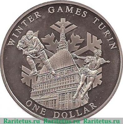 Реверс монеты 1 доллар 2005 года   Острова Кука