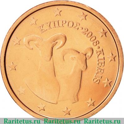 2 евроцента 2008-2019 годов   Кипр