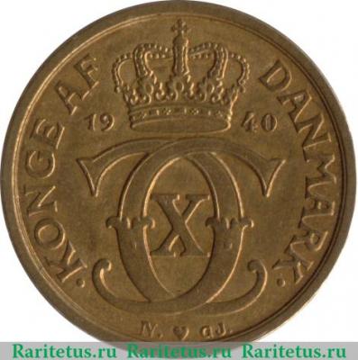 ½ кроны 1924-1940 годов   Дания
