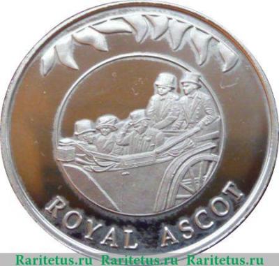 Реверс монеты 50 пенсов 2002 года   Фолклендские острова