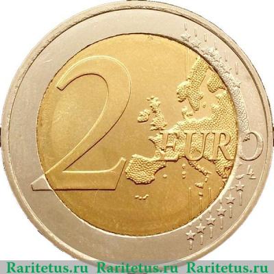 Реверс монеты 2 евро 2007 года   Финляндия