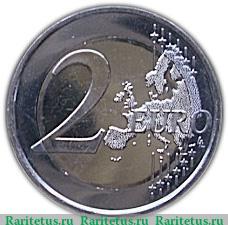 Реверс монеты 2 евро 2009 года   Финляндия