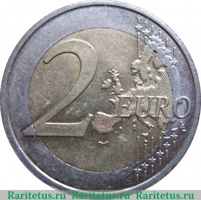 Реверс монеты 2 евро 2010 года   Финляндия