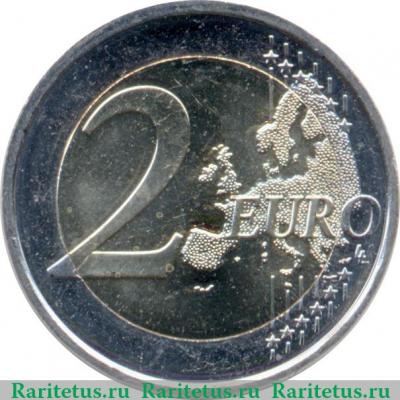 Реверс монеты 2 евро 2015 года   Финляндия