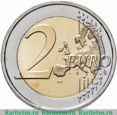 Реверс монеты 2 евро 2019 года   Финляндия