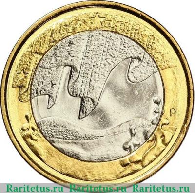 Реверс монеты 5 евро 2012 года   Финляндия