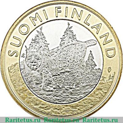 5 евро 2015 года   Финляндия
