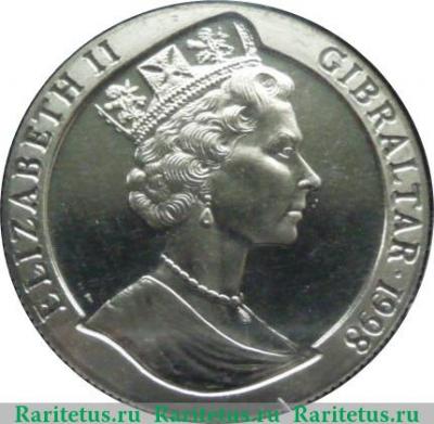 1 крона 1998 года   Гибралтар