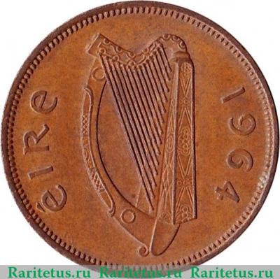 ½ пенни 1939-1967 годов   Ирландия